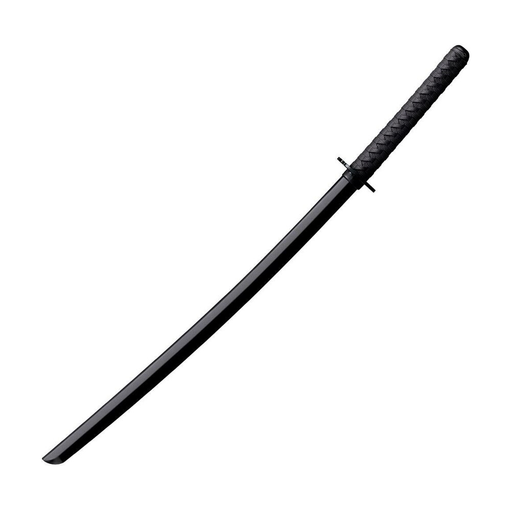 cold steel cs92bkkc bokken training sword 30" fixed plain black polypropylene blade 11.50" black imitation cord wrap polypropylene handle Cold Steel CS92BKKC Bokken Training Sword 30" Fixed Plain Black Polypropylene Blade 11.50" Sports South item 132890