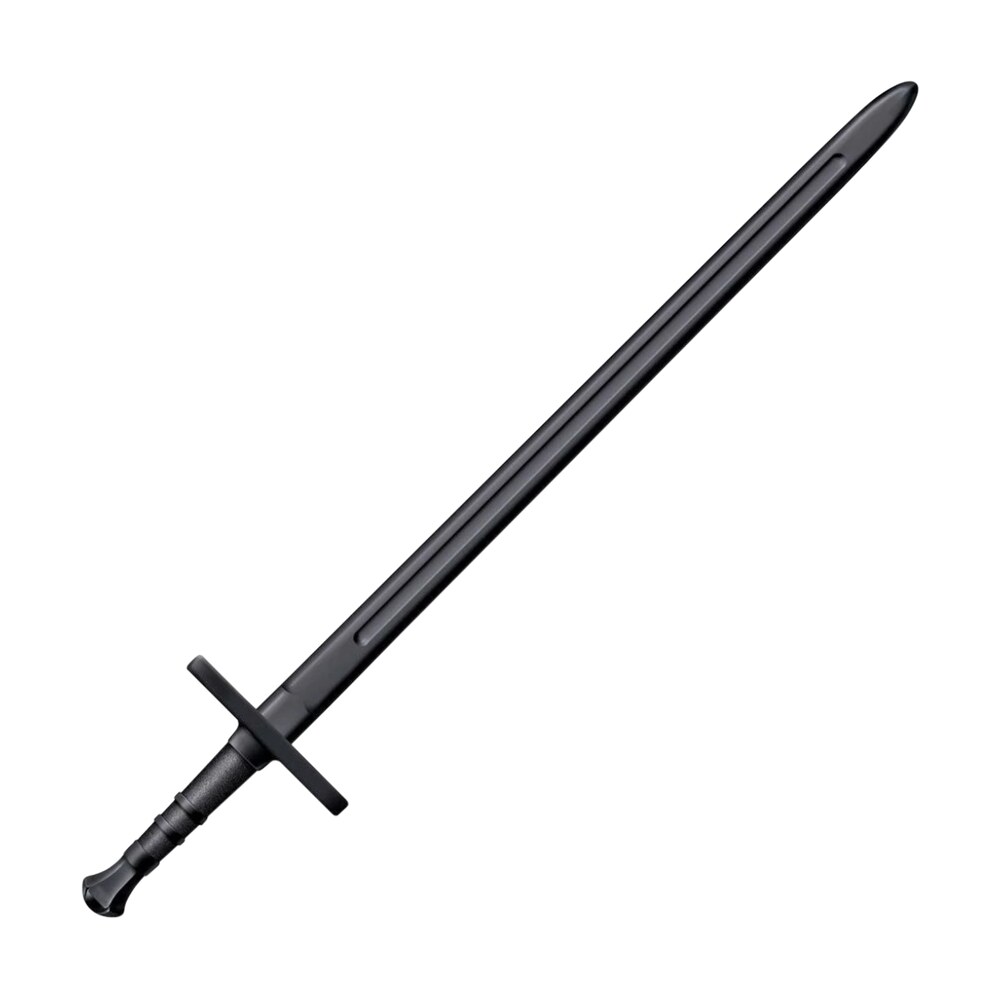 cold steel cs92bkhnh hand & a half training sword 34" fixed plain black polypropylene Cold Steel CS92BKHNH Hand & A Half Training Sword 34" Fixed Plain Black Polypropylene Sports South item 132900
