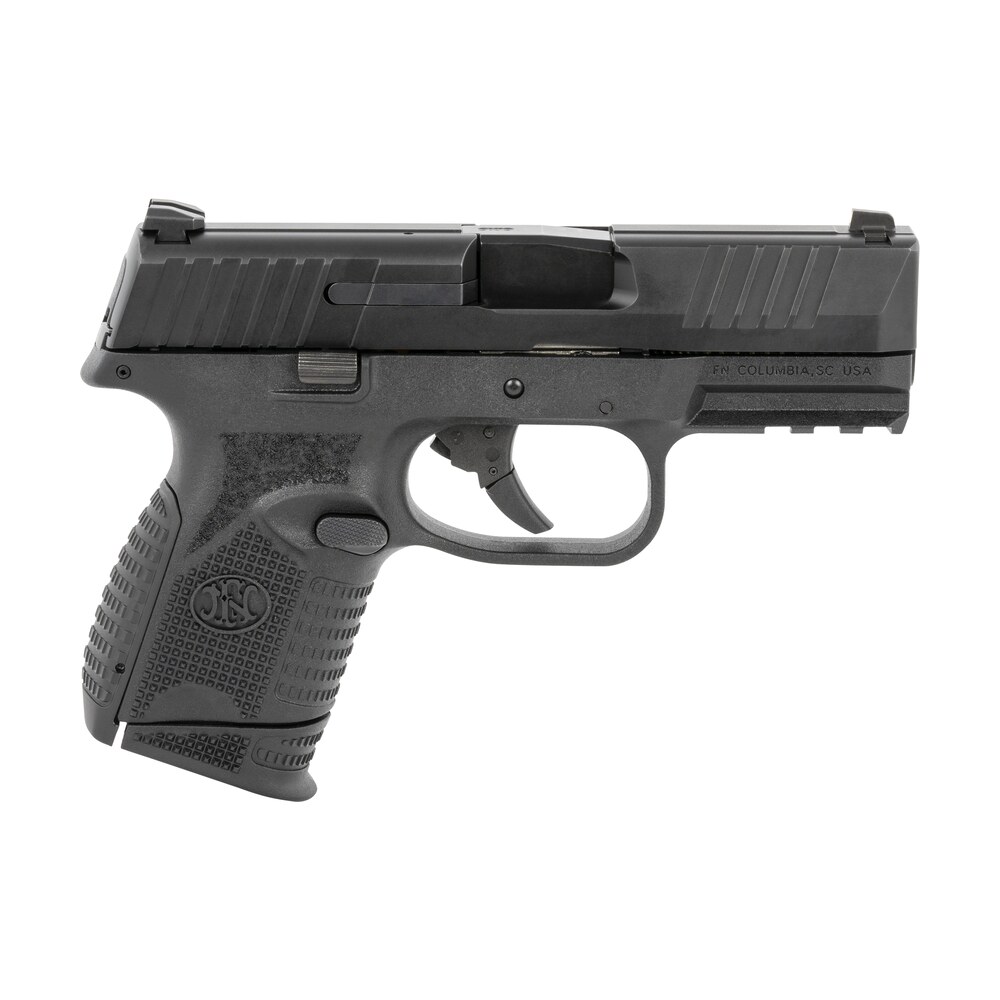 fn 66100816 509c steel frame 9mm luger 10+1, 3.70" black steel barrel, matte black serrated stainless steel slide & polymer frame w/picatinny rail, black interchangeable backstrap grip, ambidextrous FN 66100816 509C Steel Frame 9mm Luger 10+1, 3.70" Black Steel Sports South item 133056