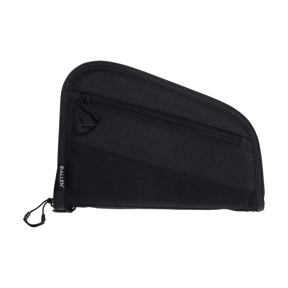 allen 7749 auto fit 2.0 handgun case thick foam padding w/knit interior, exterior pocket & black finish for compact semi autos 9" l Allen 7749 Auto-Fit 2.0 Handgun Case Thick Foam Padding Sports South item 133242