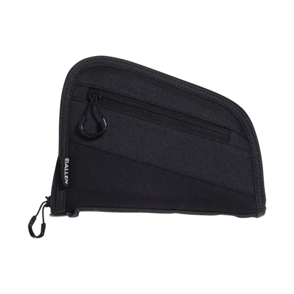 allen 7753 auto fit 2.0 compact handgun case thick foam padding w/knit interior, exterior pocket for most 380 semi auto, 9mm subcompact & snub nose revolvers 7" l Allen 7753 Auto-Fit 2.0 Compact Handgun Case Thick Foam Padding Sports South item 133243
