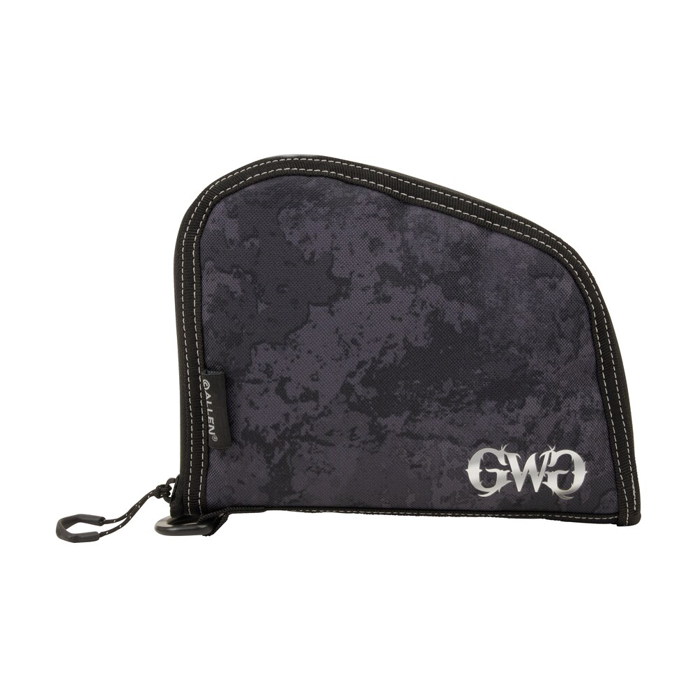 girls with guns 9078 midnight handgun case 8" black/shade blackout camo, locking zipper Girls With Guns 9078 Midnight Handgun Case 8" Black/Shade Blackout Camo, Locking Zipper Sports South item 133314