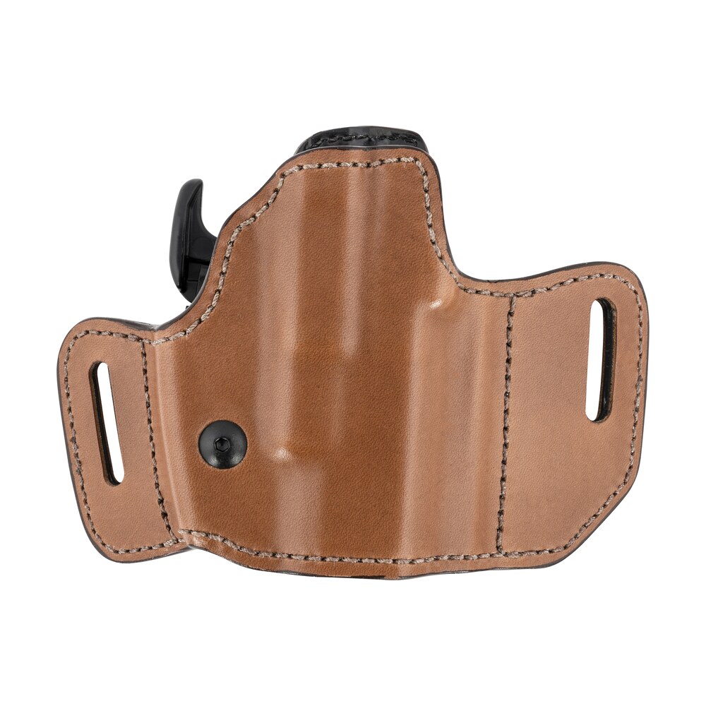 bianchi 31831 allusion assent pro fit owb size 11 tan leather belt slide compatible w/ s&w m&p shield/fn fns compact/glock 26/27 gen1 5 belt up to 1.50" wide right hand Bianchi 31831 Allusion Assent Pro-Fit OWB Size 11 Tan Leather Belt Slide Compatible Sports South item 133363