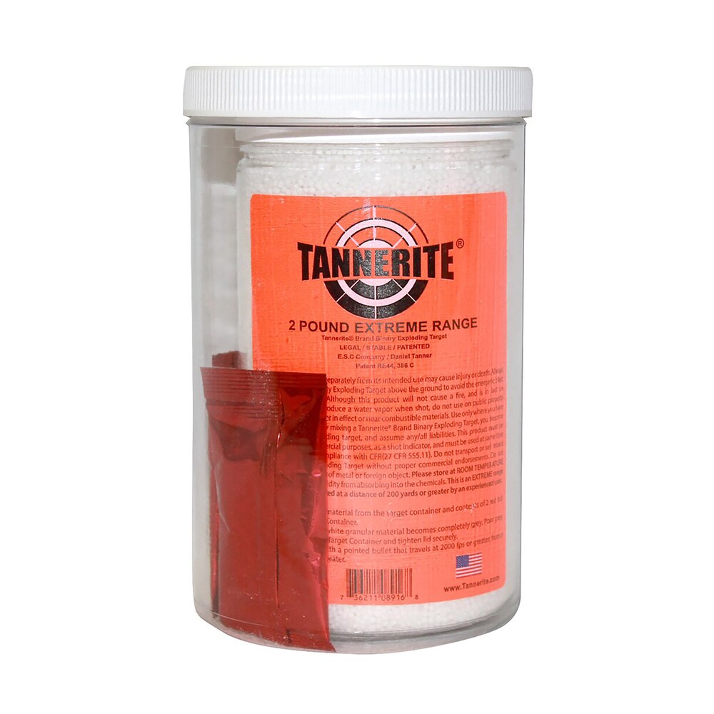 tannerite 2et 2 pound target impact enhancement explosion white vapor rifle firearm 2 lbs 6 per case Tannerite 2ET 2 Pound Target Impact Enhancement Explosion White Vapor Rifle Firearm 2 lbs 6 Per Sports South item 133375