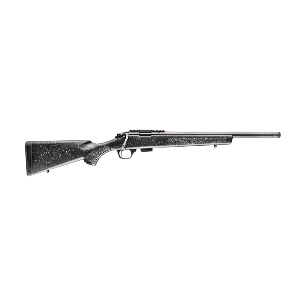 bergara rifles bmr004 bmr carbon fiber full size 22 wmr 5+1/10+1 20" matte blued carbon fiber/steel threaded barrel & drilled & tapped steel receiver, fixed black/gray speckled synthetic stock Bergara Rifles BMR004 BMR Carbon Fiber Full Size 22 WMR 5+1/10+1 20" Matte Blued Carbon Sports South item 133583