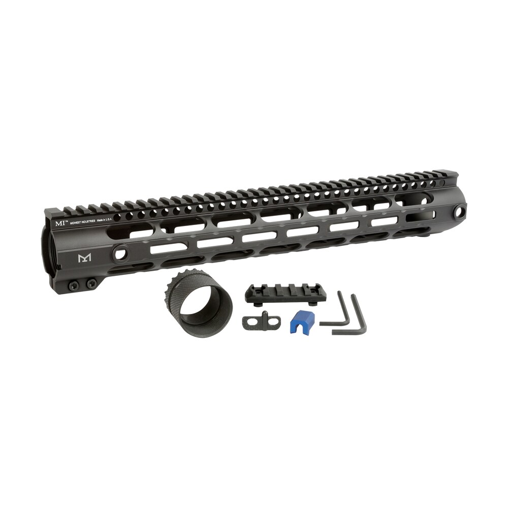 midwest industries micrl30815 combat handguard ar 308/lr 308 black hardcoat anodized 15" 6061 t6 aluminum Midwest Industries MICRL30815 Combat Handguard AR-308/LR-308 Black Hardcoat Anodized 15" Sports South item 133748
