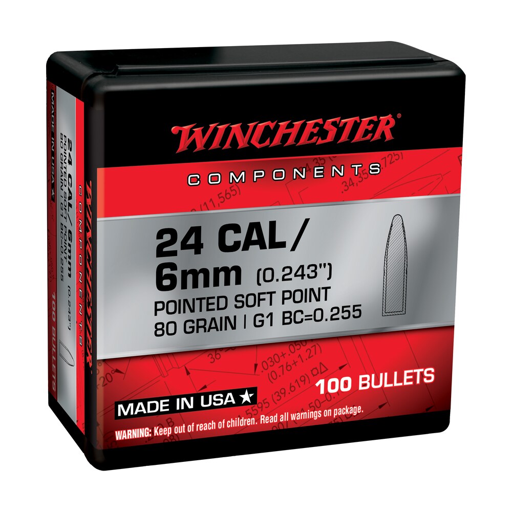 winchester ammo wb243sp80x centerfire rifle 243win 80gr pointed soft point 100 per box/10 case Winchester Ammo WB243SP80X Centerfire Rifle 243Win 80gr Pointed Soft Point 100 Per Box/10 Case Sports South item 133798