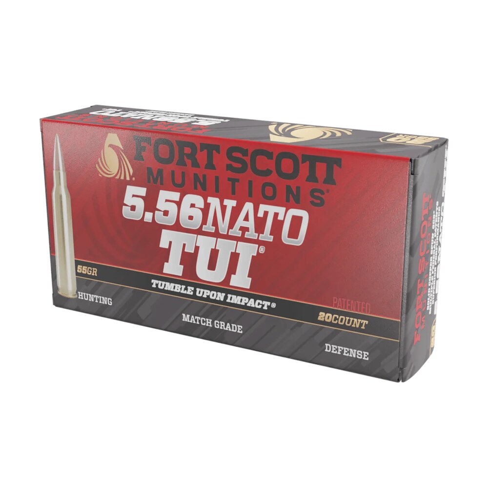 fort scott munitions 556055scv tumble upon impact (tui) 5.56x45mmnato 55gr solid copper spun 20 per box/25 case Fort Scott Munitions 556055SCV Tumble Upon Impact (TUI) 5.56x45mmNATO 55gr Solid Copper Spun 20 Sports South item 133847