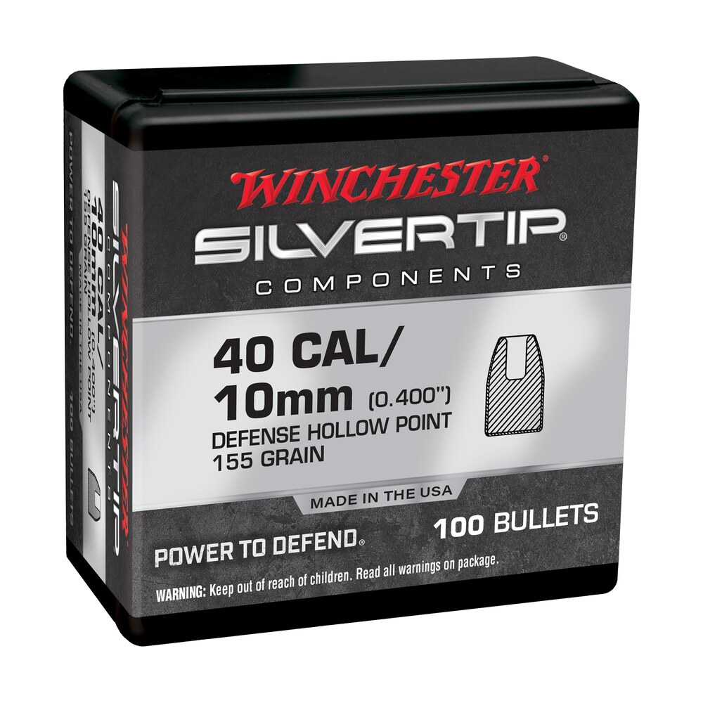 winchester ammo wb40st155x centerfire handgun reloading 40s&w 155gr silvertip hollow point 100 per box/10 case Winchester Ammo WB40ST155X Centerfire Handgun Reloading 40S&W 155gr Silvertip Hollow Point Sports South item 133854