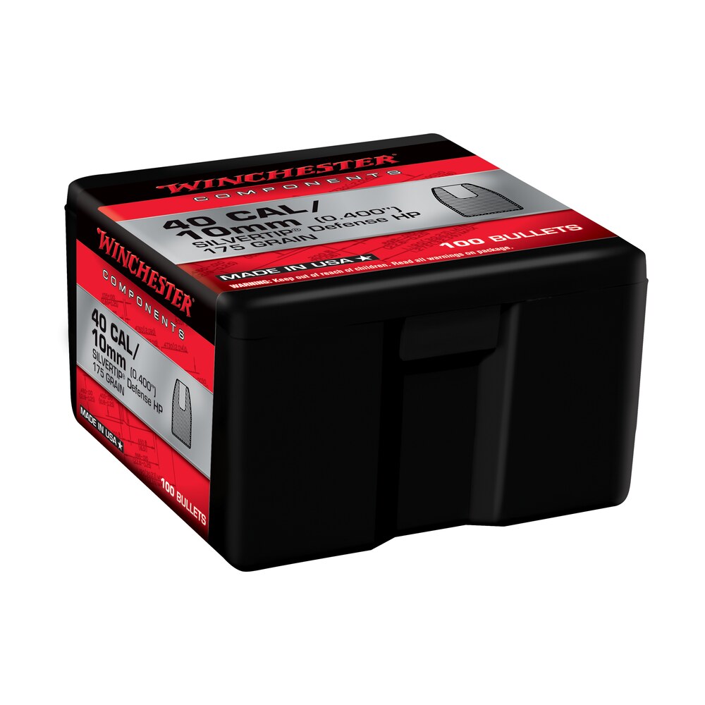 winchester ammo wb40st175x centerfire handgun reloading 40s&w 175gr silvertip hollow point 100 per box/10 case Winchester Ammo WB40ST175X Centerfire Handgun Reloading 40S&W 175gr Silvertip Hollow Point Sports South item 133856