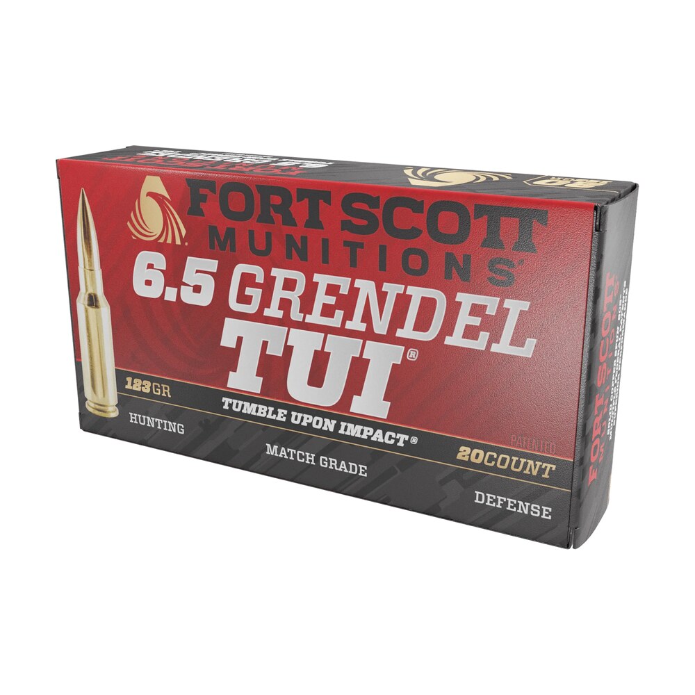 fort scott munitions 65gr123scv2 tumble upon impact (tui) rifle 6.5grendel 123gr solid copper spun 20 per box/10 case Fort Scott Munitions 65GR123SCV2 Tumble Upon Impact (TUI) Rifle 6.5Grendel 123gr Solid Copper Sports South item 133870