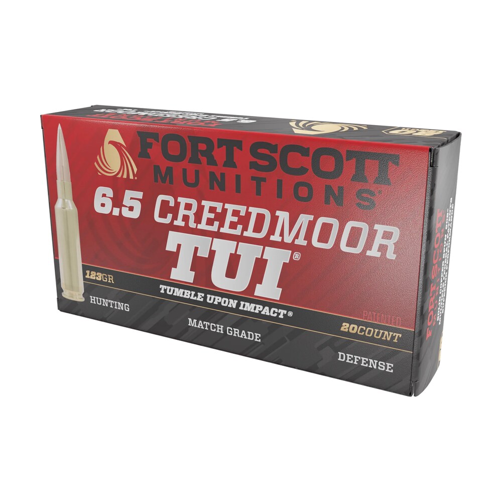 fort scott munitions 65cm123scv11 tumble upon impact (tui) rifle 6.5creedmoor 123gr solid copper spun 20 per box/10 case Fort Scott Munitions 65CM123SCV11 Tumble Upon Impact (TUI) Rifle 6.5Creedmoor 123gr Solid Sports South item 133871