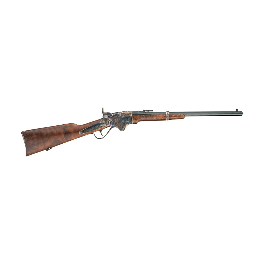 chiappa firearms 920084 1860 spencer carbine 45 colt (lc) 7+1, 20" blued color case hardened, steel oiled walnut, right hand Chiappa Firearms 920084 1860 Spencer Carbine 45 Colt (LC) 7+1, 20" Blued Color Case Hardened, Sports South item 134057