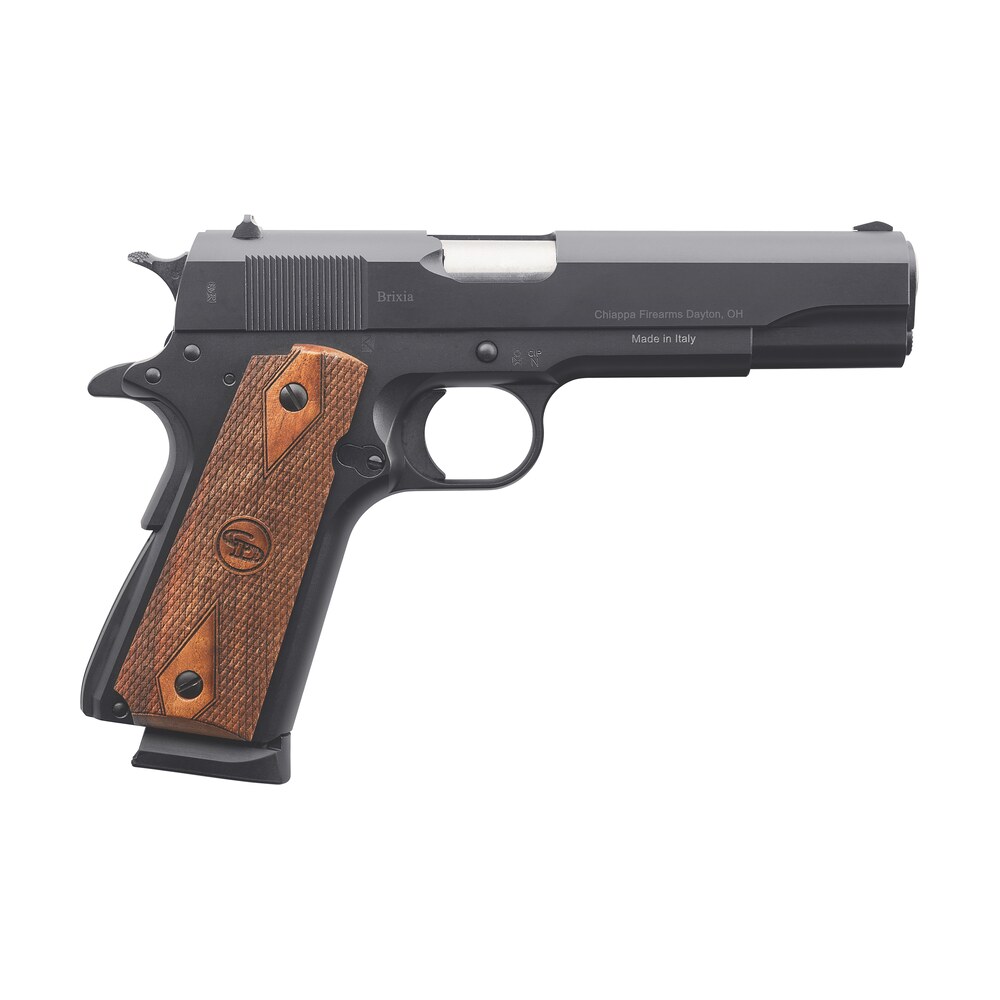 charles daly 440111 1911 field grade 45 acp 8+1 5" stainless steel barrel, black serrated steel slide, black steel frame w/beavertail, walnut diamond checkered grip Charles Daly 440111 1911 Field Grade 45 ACP 8+1 5" Stainless Steel Sports South item 134058