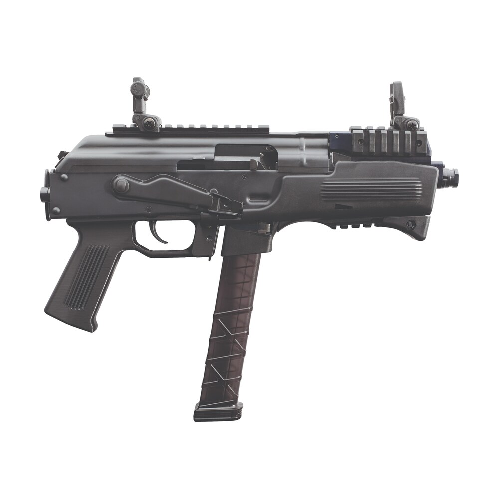 charles daly cf440130 pak 9 9mm luger 10+1 6.30" matte black steel barrel, matte black steel w/picatinny rail receiver, black polymer grips, no brace, sling swivel Charles Daly CF440130 PAK-9 9mm Luger 10+1 6.30" Matte Black Steel Sports South item 134063