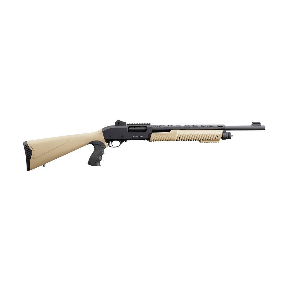 charles daly 930279 301 12 gauge 3" 5+1 18.50" barrel w/heat shield, black metal finish, synthetic flat dark earth fixed pistol grip stock & forend, auto ejection, includes 3 choke tubes Charles Daly 930279 301 12 Gauge 3" 5+1 18.50" Barrel Sports South item 134067