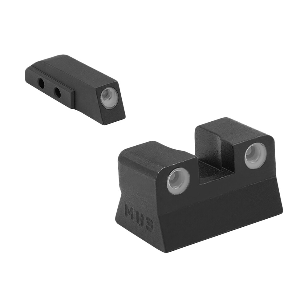 meprolight usa 106623101 tru dot green tritium white outline front sight green tritium white outline rear sight beretta m9/m92 Meprolight USA 106623101 Tru-Dot Green Tritium White Outline Front Sight-Green Tritium White Sports South item 134493