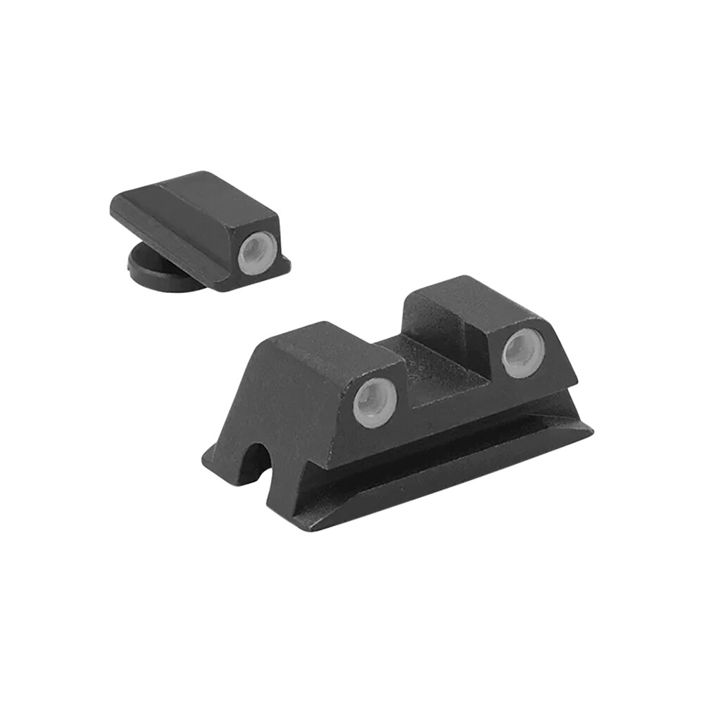 meprolight usa 188023101 tru dot green tritium white outline front sight green tritium white outline rear sight walther arms pps/ppx/creed Meprolight USA 188023101 Tru-Dot Green Tritium White Outline Front Sight-Green Tritium White Sports South item 134501