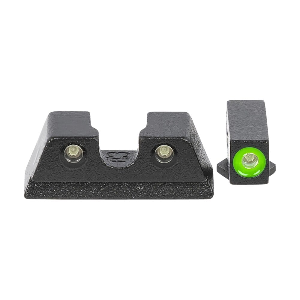 meprolight usa 402203111 hyper bright green tritium green outline front sight green tritium black outline rear sight glock 42/43 Meprolight USA 402203111 Hyper-Bright Green Tritium Green Outline Front Sight-Green Tritium Sports South item 134520