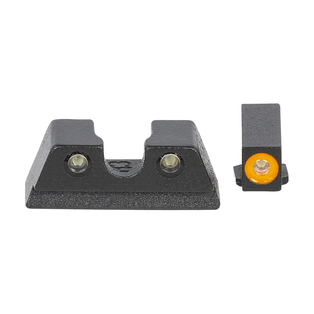 meprolight usa 402203131 hyper bright green tritium orange outline front sight green tritium black outline rear sight glock 42/43 Meprolight USA 402203131 Hyper-Bright Green Tritium Orange Outline Front Sight-Green Tritium Sports South item 134521
