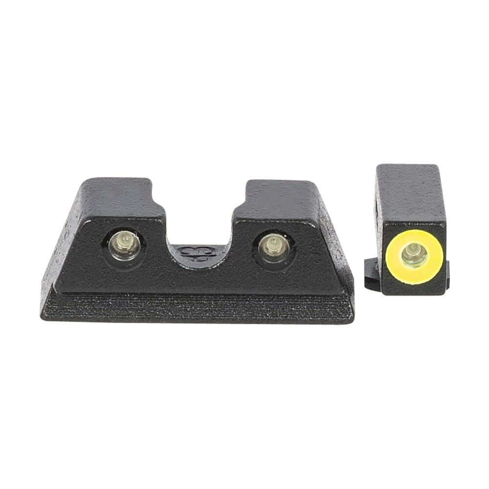 meprolight usa 402203121 hyper bright green tritium yellow outline front sight green tritium black outline rear sight glock 42/43 Meprolight USA 402203121 Hyper-Bright Green Tritium Yellow Outline Front Sight-Green Tritium Sports South item 134522