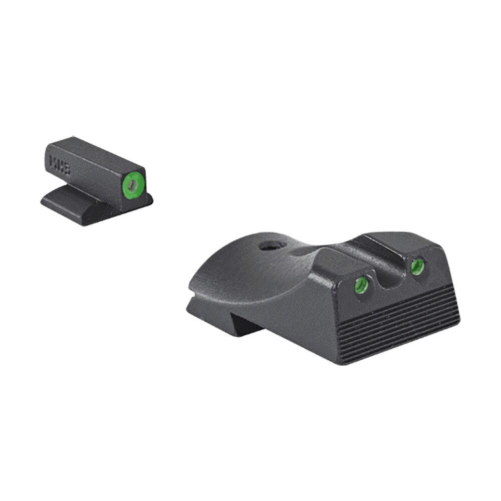 meprolight usa 412183111 hyper bright green tritium green outline front sight green tritium black outline rear sight kimber 1911 slant Meprolight USA 412183111 Hyper-Bright Green Tritium Green Outline Front Sight-Green Tritium Sports South item 134544