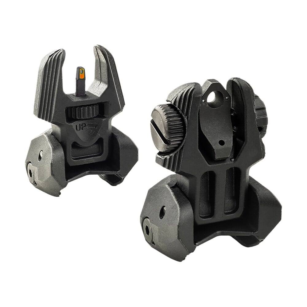 meprolight usa 403220 frbs sight set black ar 15 flip up orange tritium front/green tritium rear Meprolight USA 403220 FRBS Sight Set Black AR-15 Flip Up Orange Tritium Front/Green Tritium Sports South item 134602