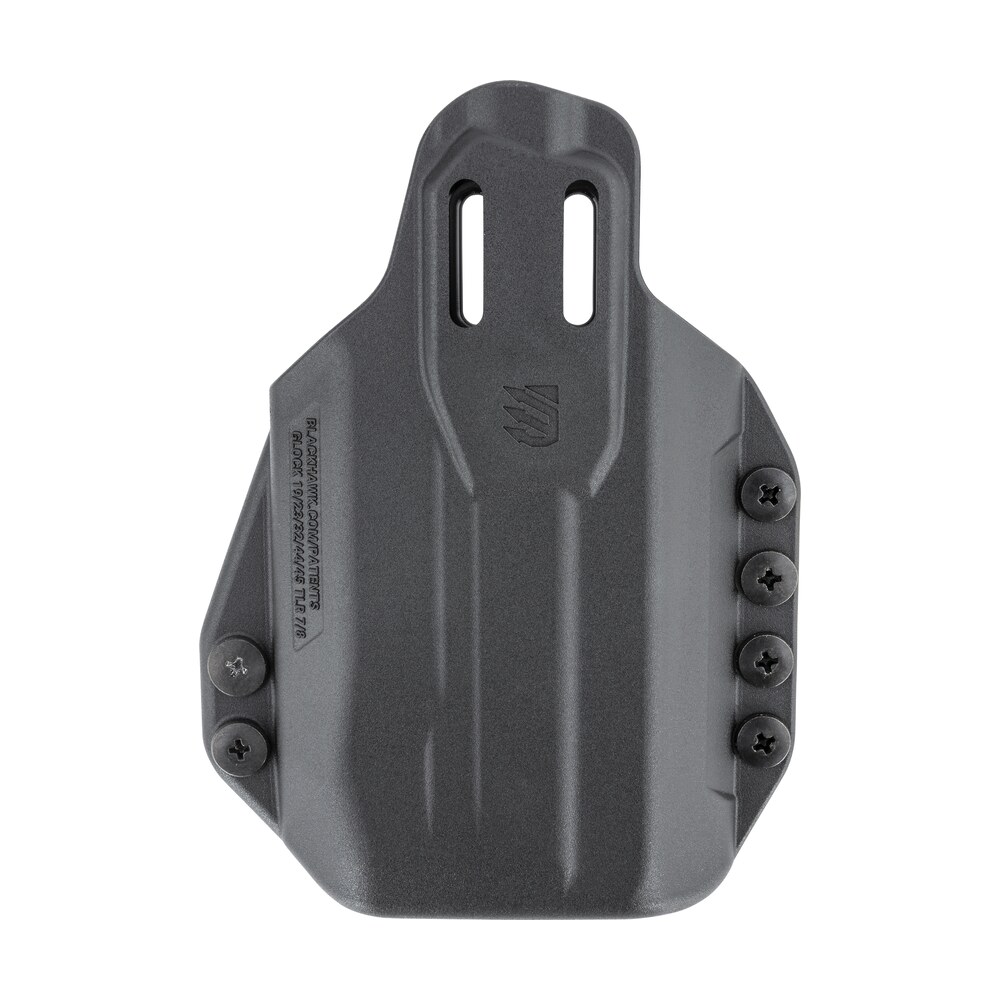blackhawk 416302bk stache iwb size 02 black polymer belt clip compatible w/glock 19/23/32/45 belt 1.50" wide ambidextrous Blackhawk 416302BK Stache IWB Size 02 Black Polymer Belt Clip Compatible Sports South item 134623