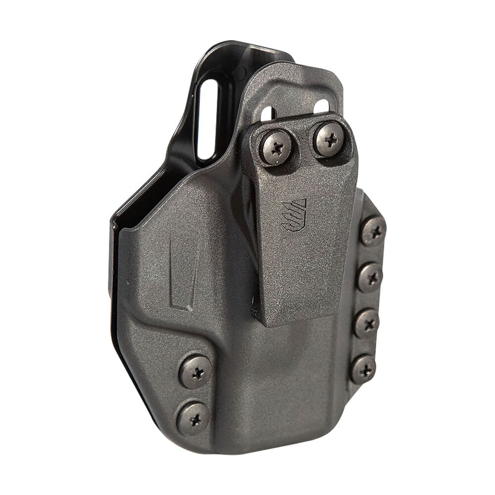 blackhawk 416002bk stache iwb size 02 black polymer belt clip compatible w/glock 19/23/32/48 ambidextrous Blackhawk 416002BK Stache IWB Size 02 Black Polymer Belt Clip Compatible Sports South item 134645