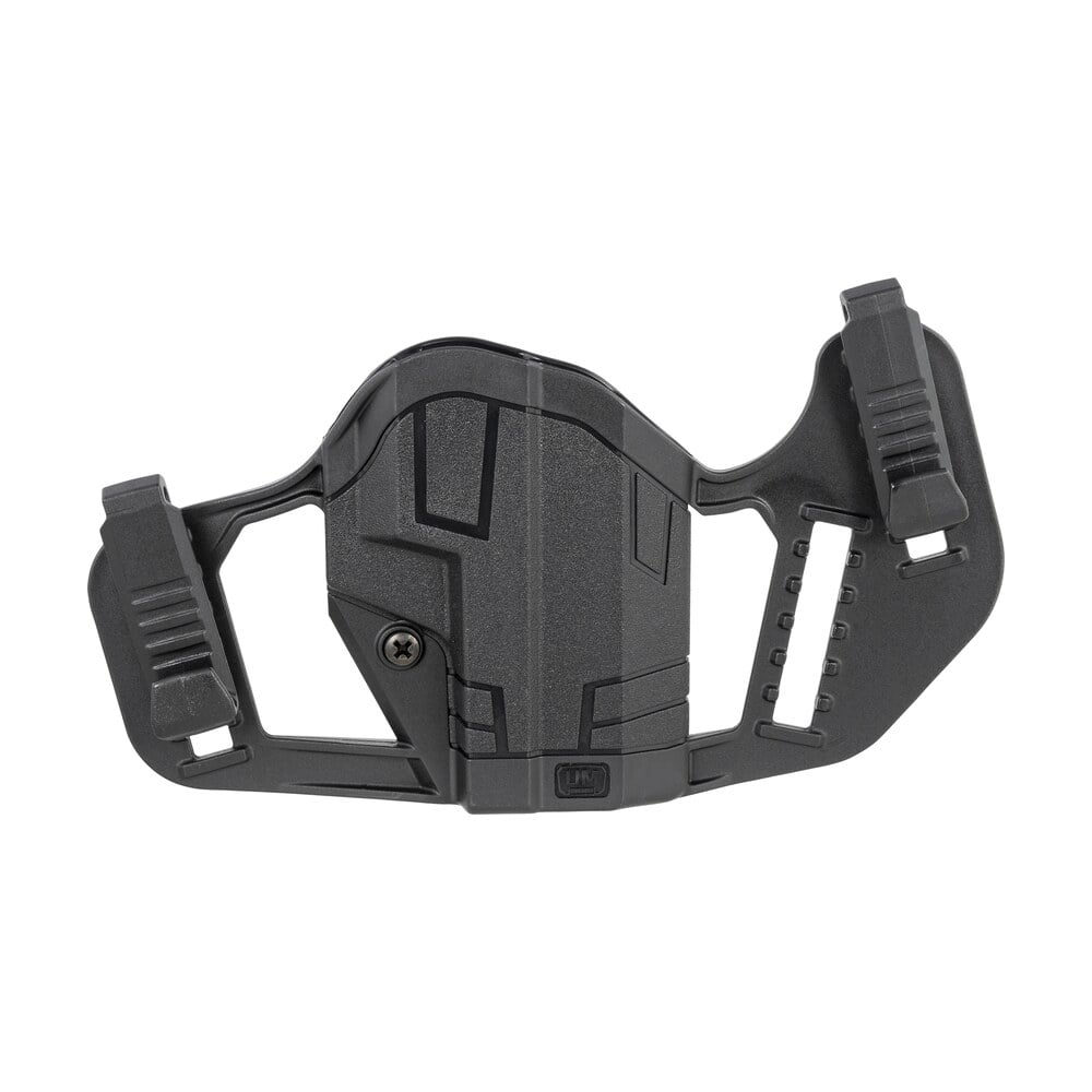 uncle mike's 79077 apparition iwb/owb belt clip mount compatible w/glock 43/43x/springfield hellcat black polymer ambidextrous Uncle Mike's 79077 Apparition IWB/OWB Belt Clip Mount Compatible Sports South item 134665