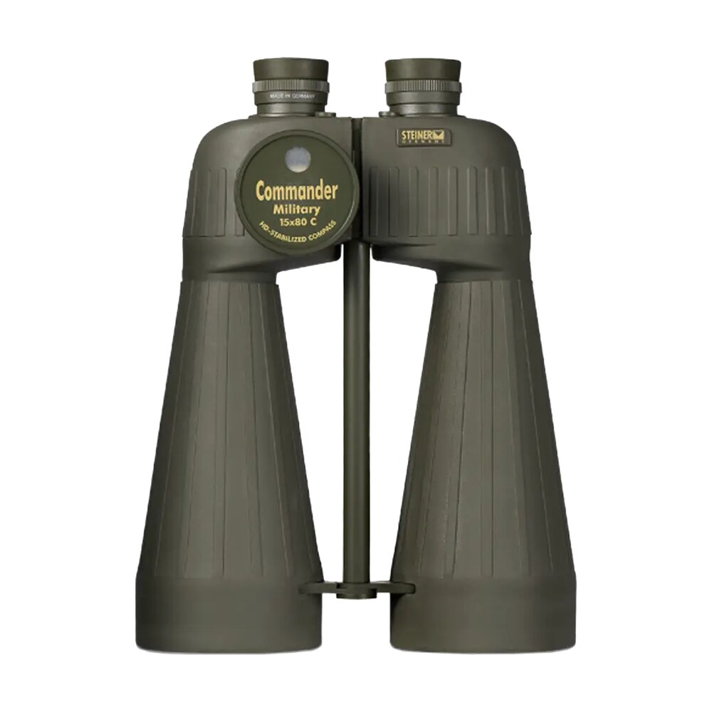 steiner 2693 m1580 reticle & compass 15x80mm range finding reticle floating prism sports auto focus, od green makrolon w/rubber armor features compass Steiner 2693 M1580 Reticle & Compass 15x80mm Range Finding Reticle Floating Prism Sports South item 134716