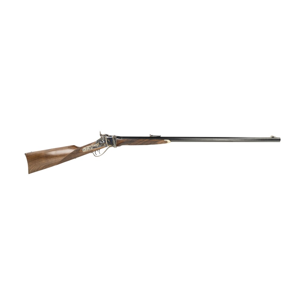 taylors & company 210139 pedersoli 1874 billy's sharps 45 70 gov 1rd 32" blued single shot octagon barrel, blued steel drilled & tapped receiver, checkered walnut fixed stock Taylors & Company 210139 Pedersoli 1874 Billy's Sharps 45-70 Gov 1rd 32" Blued Single Shot Sports South item 134750