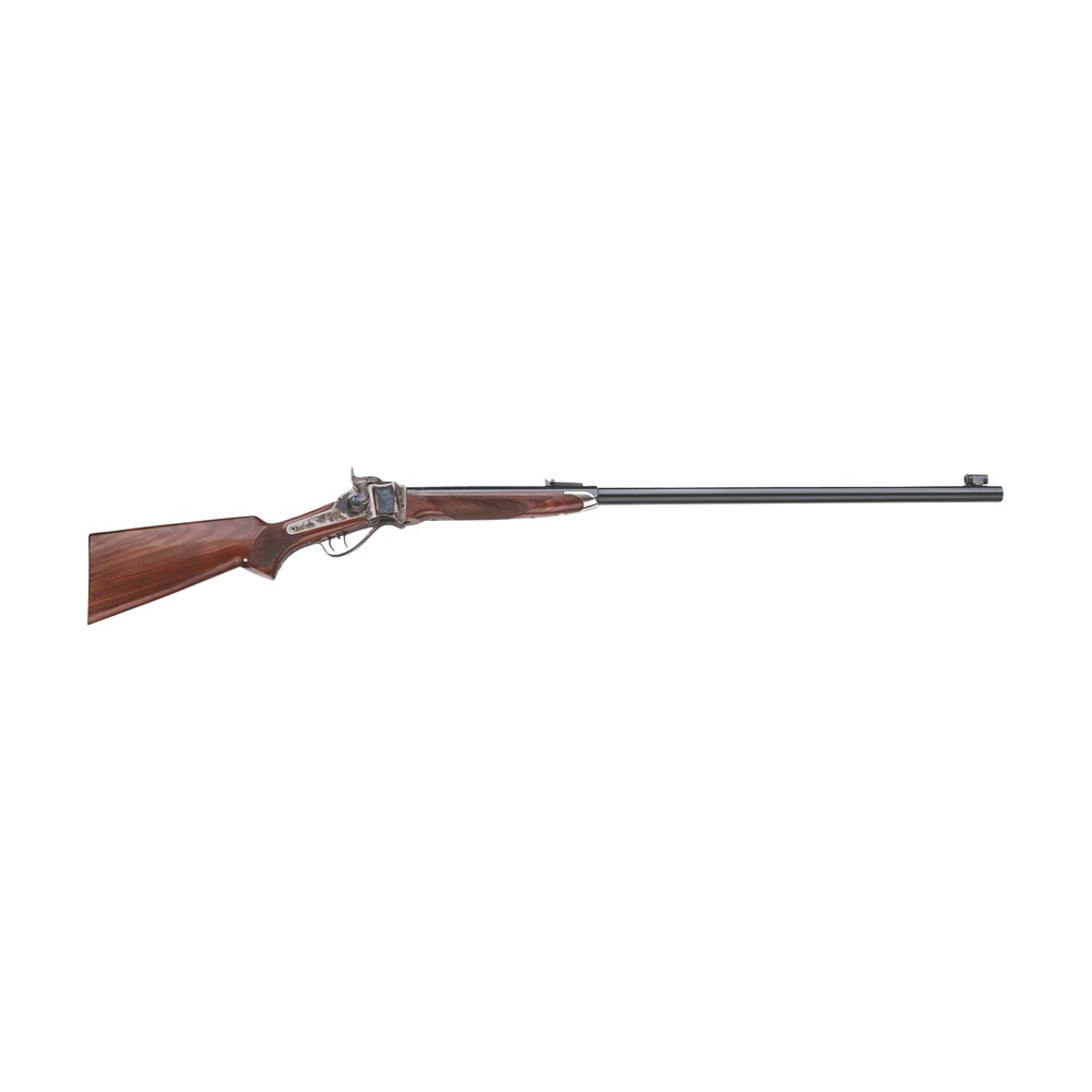 taylors & company 210144 pedersoli 1874 sharps long range 45 70 gov 1rd 34" blued single shot barrel half octagon barrel, color case hardened steel receiver, checkered walnut fixed stock Taylors & Company 210144 Pedersoli 1874 Sharps Long Range 45-70 Gov 1rd 34" Blued Single Sports South item 134751