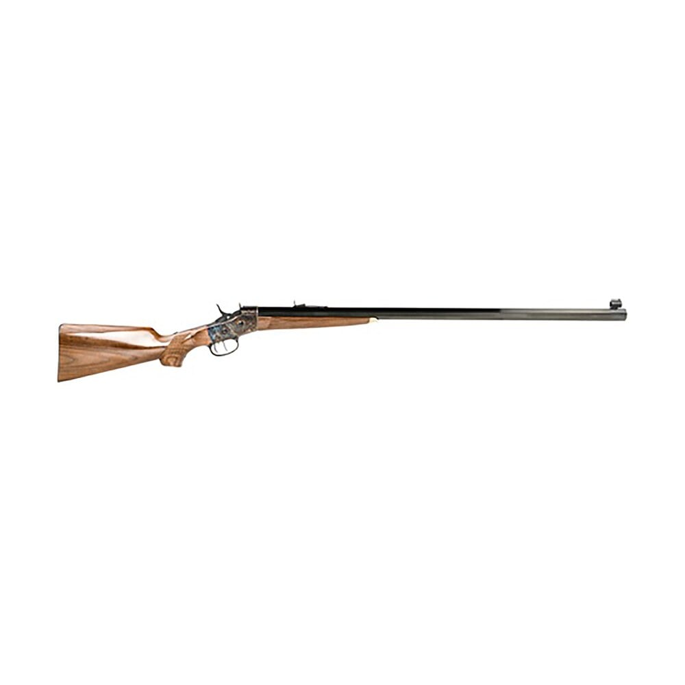 taylors & company 210164 rolling block john bodine 45 70 gov 1rd 34" blued octagon barrel, color case hardened steel receiver, walnut/ fixed pistol grip stock, right hand Taylors & Company 210164 Rolling Block John Bodine 45-70 Gov 1rd 34" Blued Octagon Sports South item 134752
