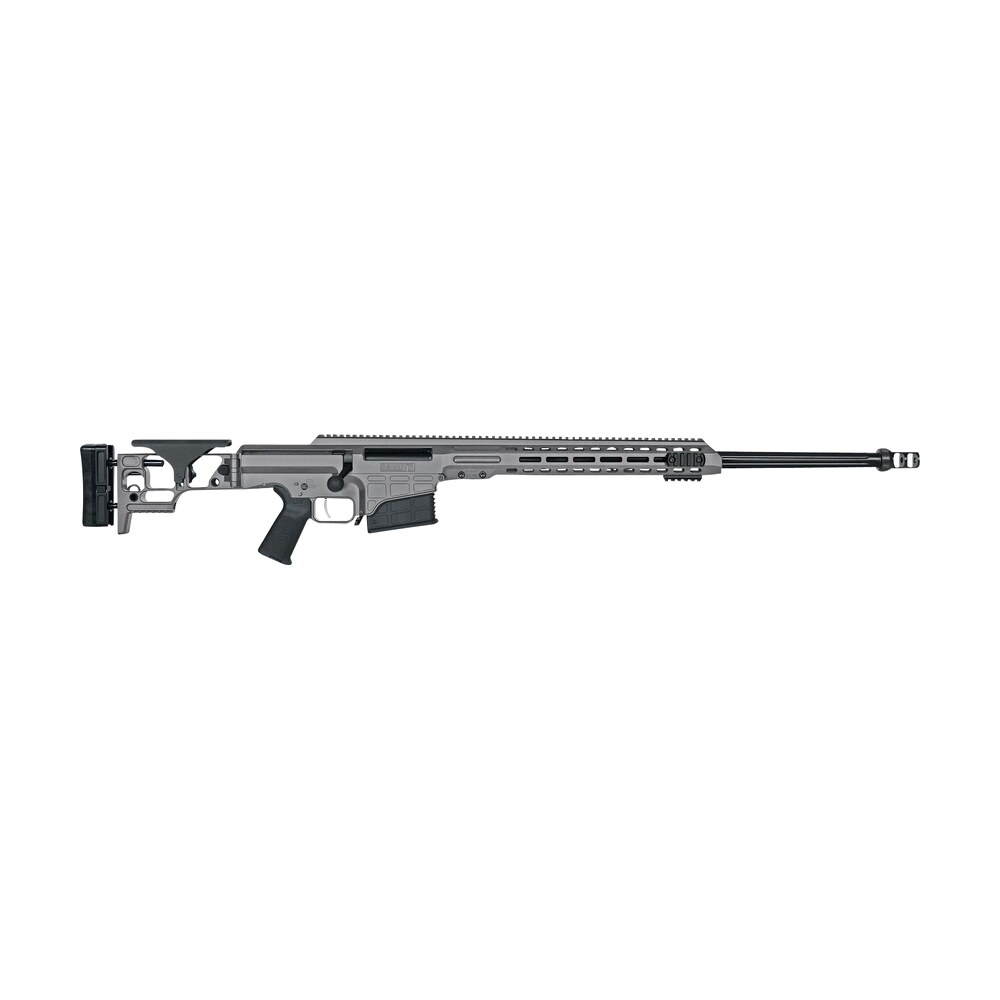 barrett 18498 mrad 6.5 creedmoor 24" 10+1 tungsten gray cerakote gray fixed adjustable comb stock black polymer grip right hand Barrett 18498 MRAD 6.5 Creedmoor 24" 10+1 Tungsten Gray Cerakote Gray Fixed Adjustable Comb Sports South item 134770