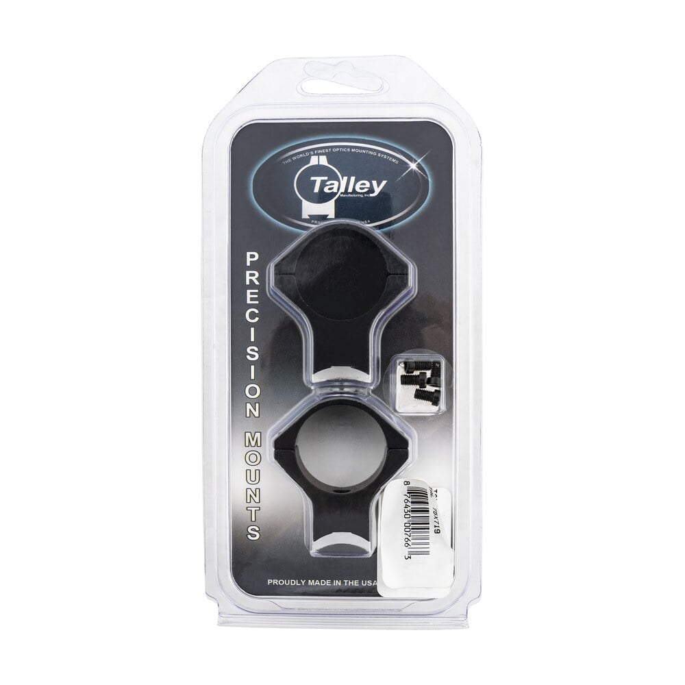talley 75x719 scope mount/ring combo black anodized aluminum 30mm tube savage (8 40) round receiver w/accutrigger high rings 0 moa Talley 75X719 Scope Mount/Ring Combo Black Anodized Aluminum 30mm Tube Savage (8-40) Round Sports South item 134884