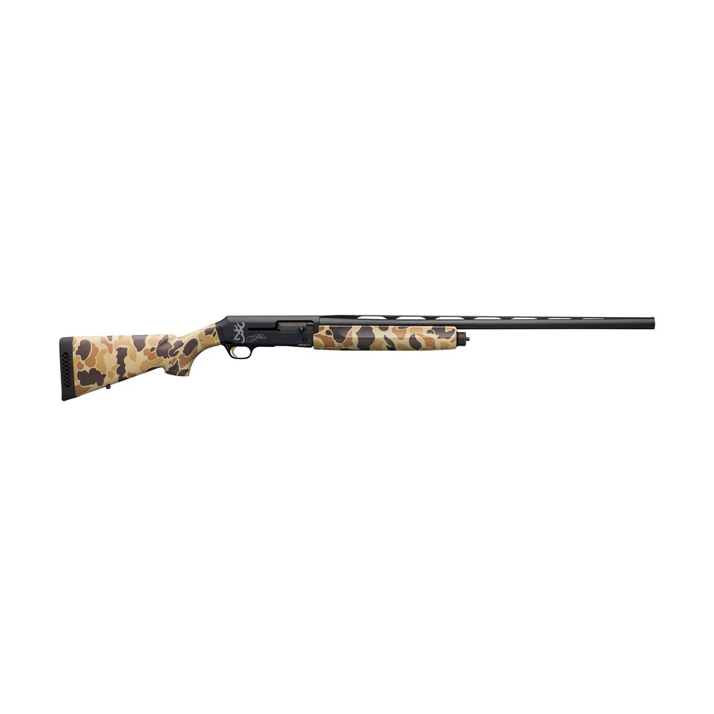 browning 011431205 silver field 12 gauge 26" 3.5" 4+1, alloy receiver with black/charcoal bi tone finish, vintage tan camo synthetic stock with textured gripping surface Browning 011431205 Silver Field 12 Gauge 26" 3.5" 4+1, Alloy Receiver Sports South item 134931