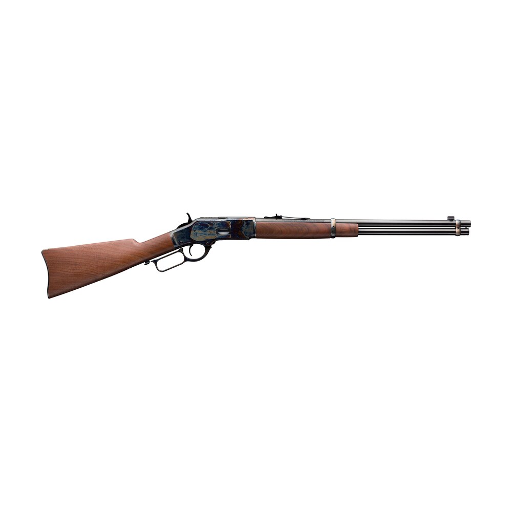 winchester guns 534280141 model 1873 competition carbine high grade 45 colt (lc) 10+1 20" color case hardened grade iii/iv oil walnut stock right hand (full size) Winchester Guns 534280141 Model 1873 Competition Carbine High Grade 45 Colt (LC) 10+1 20" Color Sports South item 135257