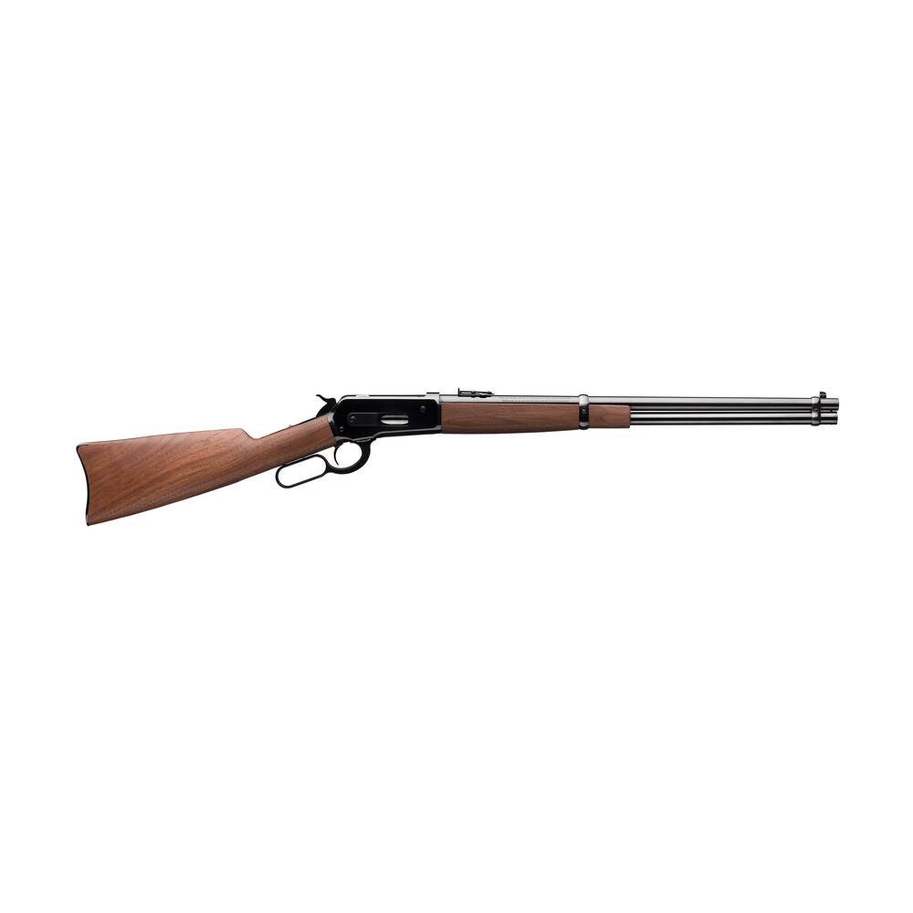 winchester repeating arms 534281171 model 1886 saddle ring carbine full size 45 90 win 7+1 22" polished blued round barrel, drilled & tapped steel receiver, grade i oil walnut straight grip stock Winchester Repeating Arms 534281171 Model 1886 Saddle Ring Carbine Full Size 45-90 Win 7+1 22" Sports South item 135259