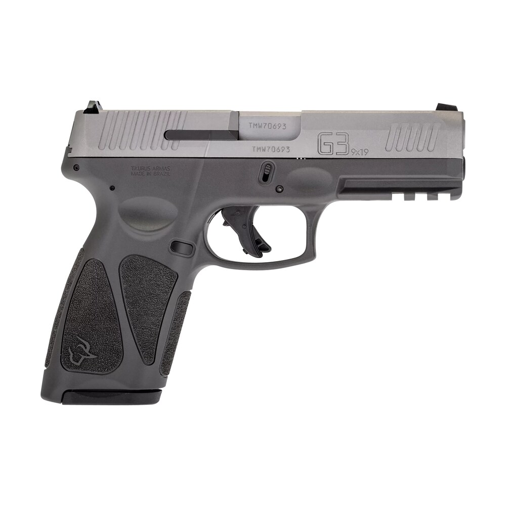 taurus 1g3b949g15 g3 full size frame 9mm luger 15+1 4" matte stainless steel barrel, matte serrated stainless steel slide, gray polymer frame w/picatinny rail, gray polymer grip, right hand Taurus 1G3B949G15 G3 Full Size Frame 9mm Luger 15+1 4" Matte Stainless Steel Sports South item 135486