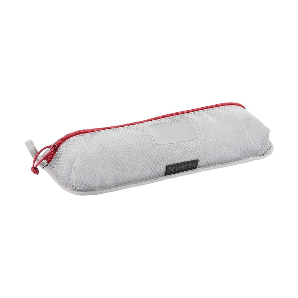 vertx vtx5205agyna overflow pouch 2 pk, large size made of white nylon with mesh & red accents, ykk zipper & durable hook back panel 15.50" w x 5.20" h dimensions Vertx VTX5205AGYNA Overflow Pouch 2 pk, Large Size made of White Nylon Sports South item 135534