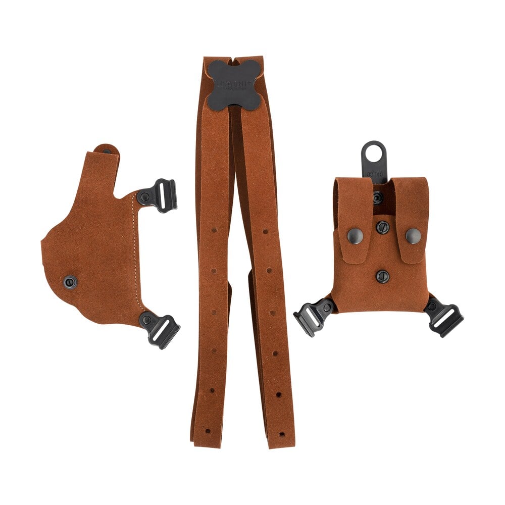 galco cl2652 classic lite 2.0 shoulder system size fits chest up to 56" natural leather shoulder fits s&w m&p shield fits s&w m&p shield plus fits s&w m&p shield 2.0 right hand Galco CL2652 Classic Lite 2.0 Shoulder System Size Sports South item 135691