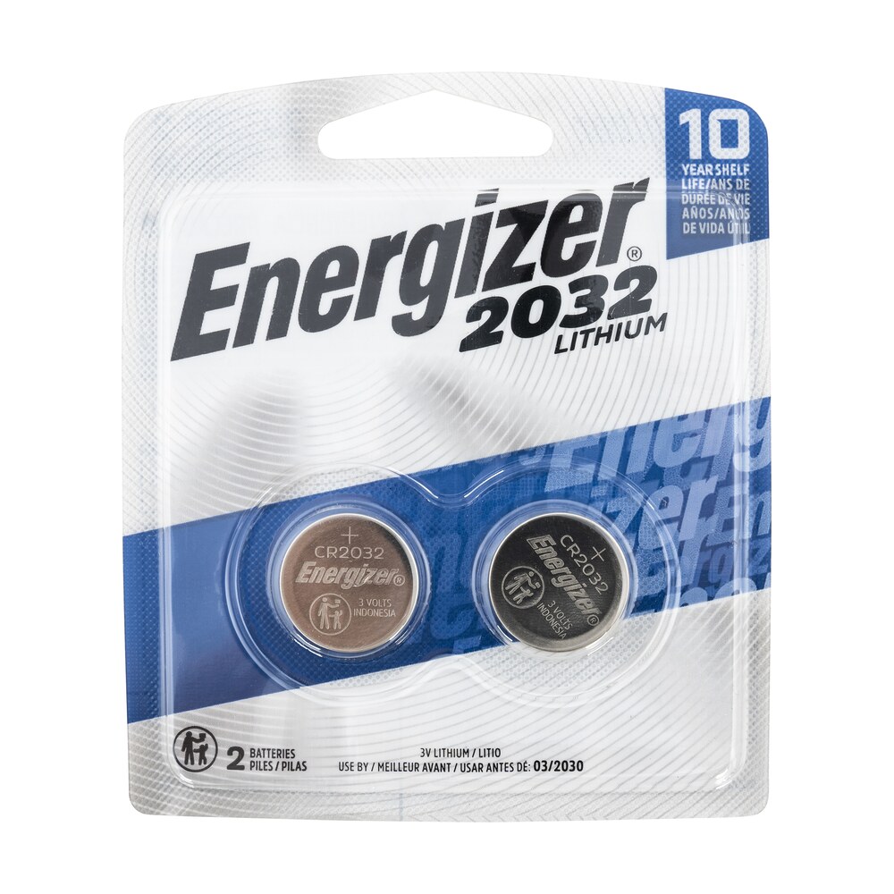 energizer 2032bp2 cr2032 lithium battery silver 3.0 v 235 mah, qty (2) single pack Energizer 2032BP2 CR2032 Lithium Battery Silver 3.0 V 235 mAh, Qty (2) Single Pack Sports South item 135695
