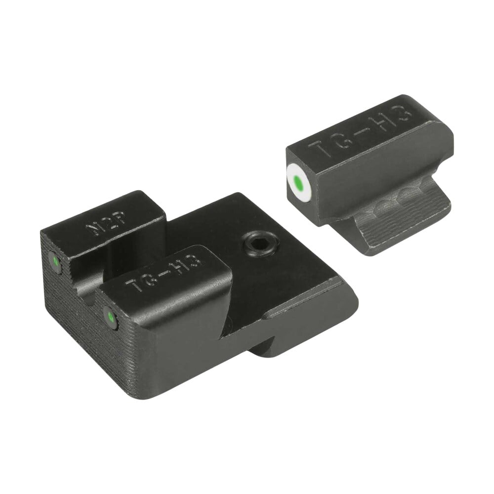 truglo tgtg231n4w tritium pro green tritium front & rear/ black nitride fortress frame, fits 1911 3" officer & 4.25", front sight dovetail/rear sight dovetail mount TruGlo TGTG231N4W Tritium Pro Green Tritium Front & Rear/ Black Nitride Fortress Sports South item 136023