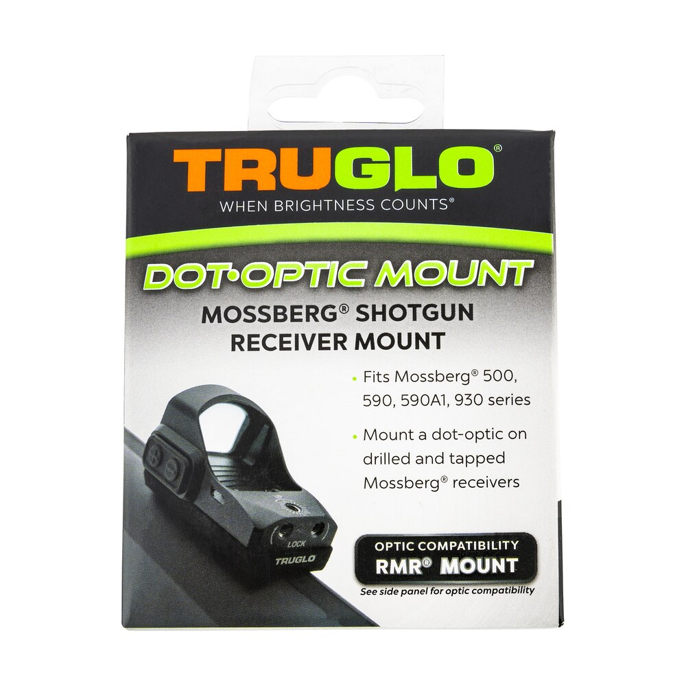 truglo tgtg8955m2 shotgun receiver mount black mossberg trijicon rmr TruGlo TGTG8955M2 Shotgun Receiver Mount Black Mossberg Trijicon RMR Sports South item 136051
