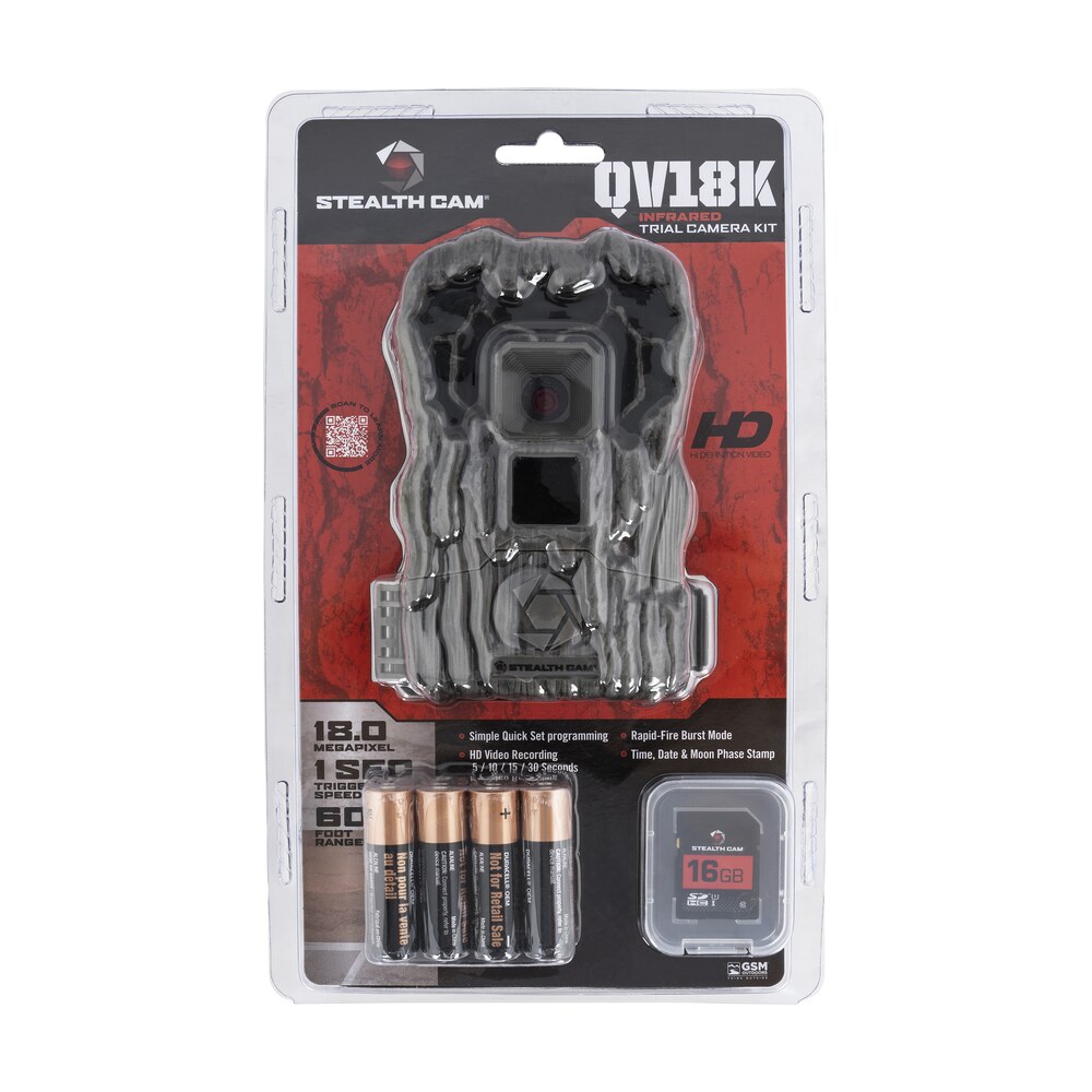 stealth cam stcqv18k qv18 combo brown 18mp image resolution, low glow flash, up to 32gb sd card memory, features integrated python provision lock latch Stealth Cam STCQV18K QV18 Combo Brown 18MP Image Resolution, Low Glow Flash, Up to 32GB SD Card Sports South item 136266