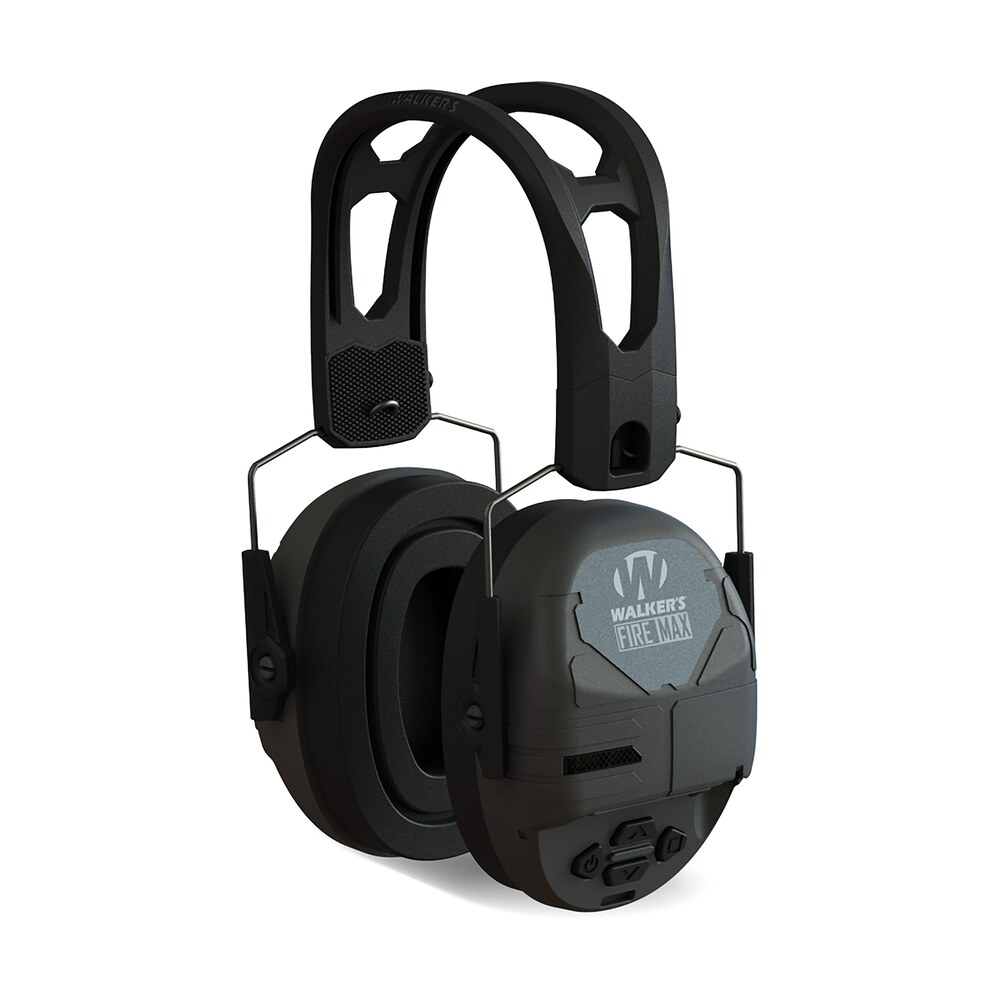 walker's gwpdfm firemax digital muff over the head polymer black ear cups with black tacti grip headband Walker's GWPDFM Firemax Digital Muff Over the Head Polymer Black Ear Cups Sports South item 136276