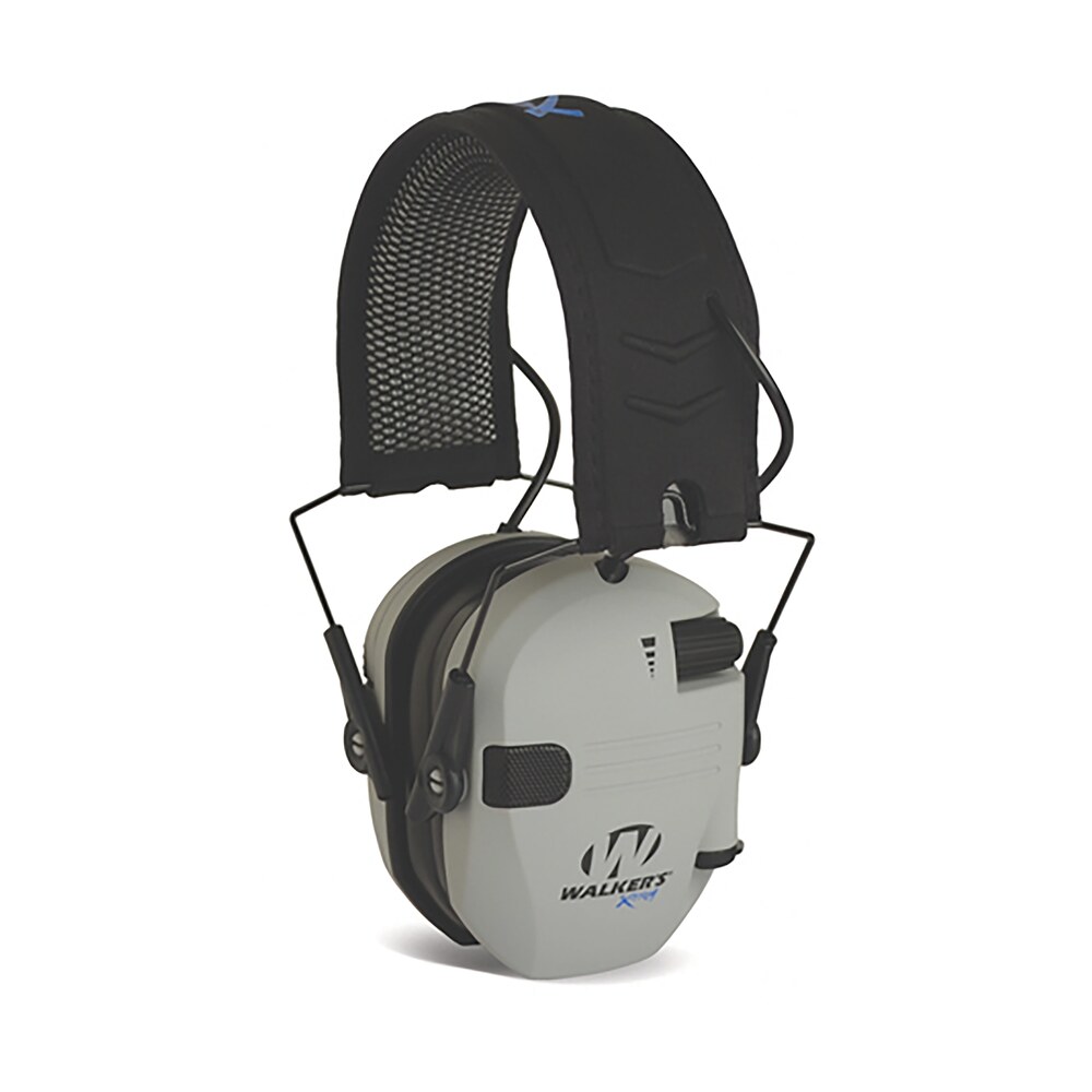 walker's wpxdrsembtgy razor x trm digital electronic muff 21 db over the head gray/black polymer Walker's WPXDRSEMBTGY Razor X-TRM Digital Electronic Muff 21 dB Over the Head Gray/Black Sports South item 136279