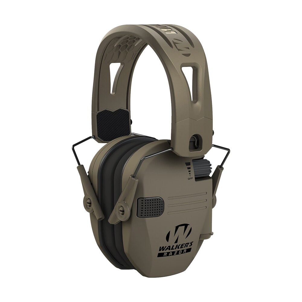 walker's gwprsemrhmfde razor tacti grip 23 db over the head flat dark earth polymer Walker's GWPRSEMRHMFDE Razor Tacti-Grip 23 dB Over the Head Flat Dark Earth Polymer Sports South item 136283