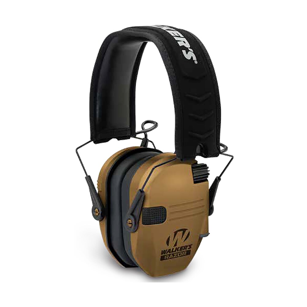 walker's gwprsembb razor slim electronic muff 23 db over the head battle brown/black polymer Walker's GWPRSEMBB Razor Slim Electronic Muff 23 dB Over the Head Battle Brown/Black Polymer Sports South item 136293